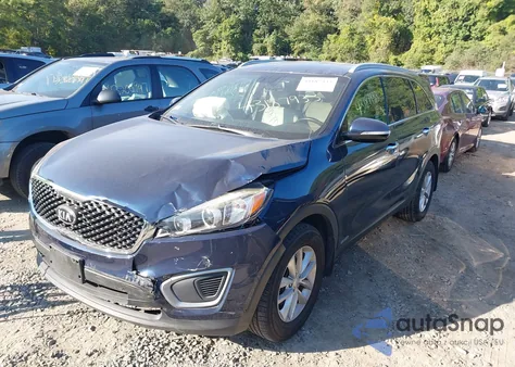 2017 Kia Sorento 2.4L Lx from USA, damaged, VIN 5XYPGDA36HG303882